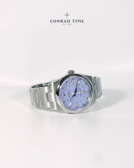 New Rolex Oyster Perpetual 134300 Lavender Dial Oyster Steel 2026 41mm. Fullset  รูปที่ 5