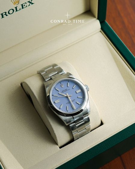 New Rolex Oyster Perpetual 134300 Lavender Dial Oyster Steel 2026 41mm. Fullset  รูปที่ 2