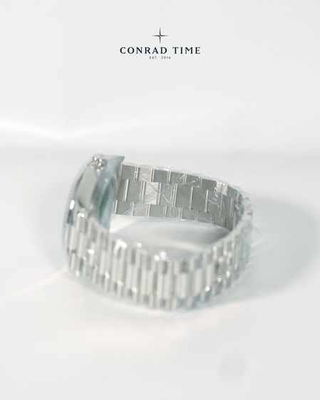 New Rolex Day-Date 228236 Ice Blue Dial Platinum President 2026 40mm. Fullset  รูปที่ 13