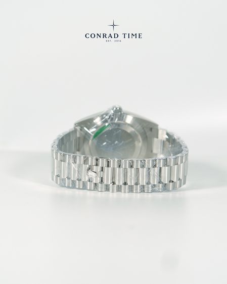 New Rolex Day-Date 228236 Ice Blue Dial Platinum President 2026 40mm. Fullset  รูปที่ 11