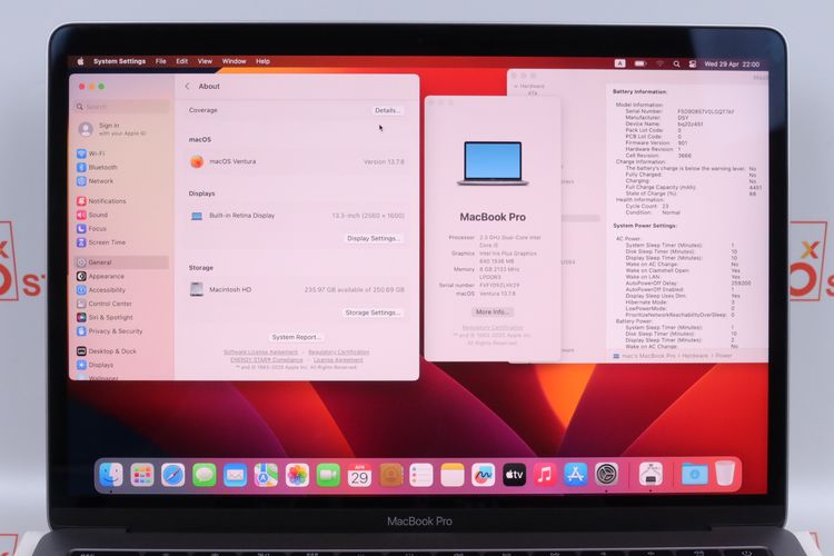 MacBook Pro 13" Core i5 2017 8.256GB รูปที่ 3