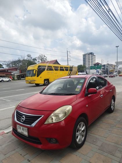 Nissan Almera 2012 1.2 VL Sportech Sedan เบนซิน ไม่ติดแก๊ส เกียร์อัตโนมัติ แดง