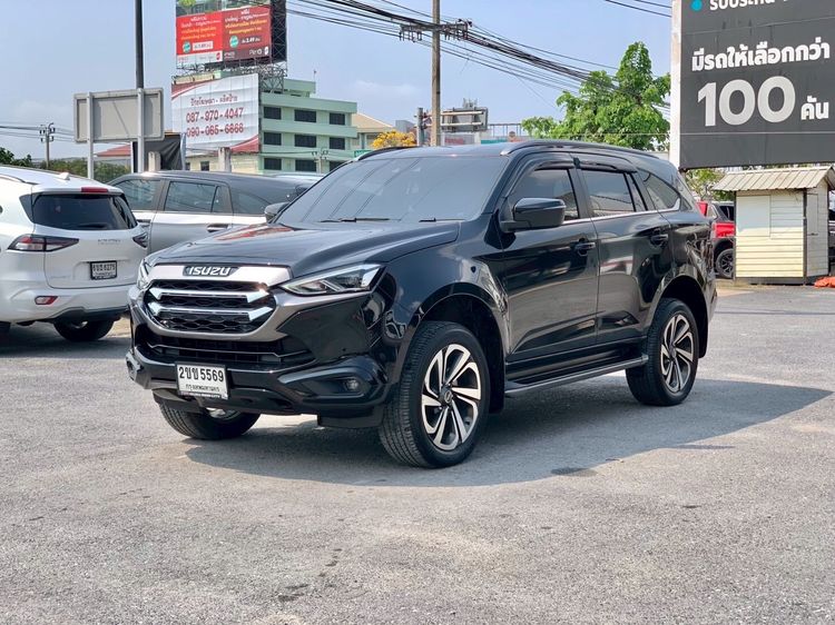 Isuzu MU-X 2021 3.0 Ultimate AT 2WD Utility-car ดีเซล ไม่ติดแก๊ส เกียร์อัตโนมัติ ดำ รูปที่ 3