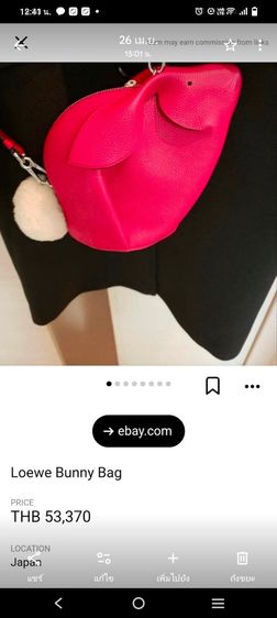 Loewe Bunny Bag รูปที่ 9