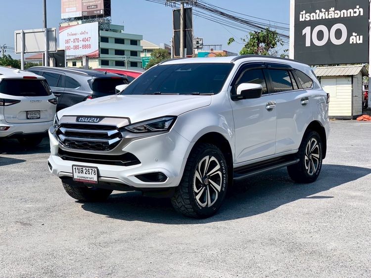 Isuzu MU-X 2021 3.0 Ultimate AT 4WD Utility-car ดีเซล ไม่ติดแก๊ส เกียร์อัตโนมัติ ขาว รูปที่ 3