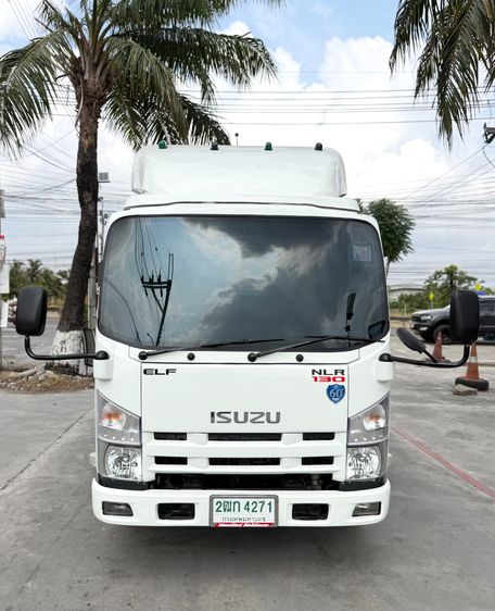 รถ ISUZU NLR 130 แรง ปี 2560 รถห้างแท้  (4 ล้อไม่ติดเวลา) กะบะเหล็กเปิด 3 ด้าน ยาว3.50 ม กว้าง1.95  รูปที่ 4
