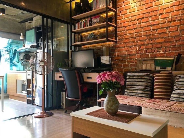 มีบางส่วน ขายคอนโด The Niche ID Bangkhae ชั้น 5 ตกแต่งสไตล์ Loft พร้อมเข้าอยู่ ทำเลดี ใกล้เดอะมอลล์และMRT บางแค รูปที่ 2