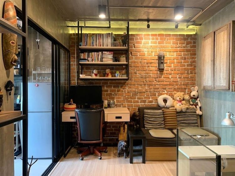 มีบางส่วน ขายคอนโด The Niche ID Bangkhae ชั้น 5 ตกแต่งสไตล์ Loft พร้อมเข้าอยู่ ทำเลดี ใกล้เดอะมอลล์และMRT บางแค