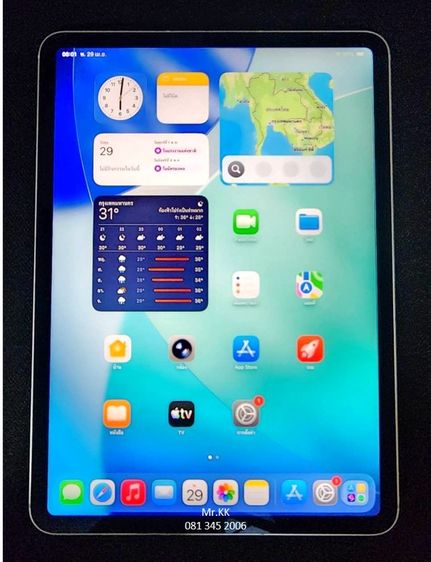 iPad Pro 11" Gen 4 M2 128GB - Wi-Fi + Cellular(5G) จอ Retina 2388 x 1668 - สภาพดี ใช้น้อย ใช้งานได้ปกติ เครื่องใช้คนเดียวไม่เคยเปลี่ยนมือ รูปที่ 3