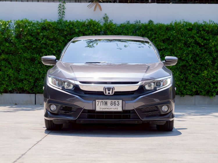 Honda Civic 2018 1.8 EL i-VTEC Sedan เบนซิน ไม่ติดแก๊ส เกียร์อัตโนมัติ เทา รูปที่ 2