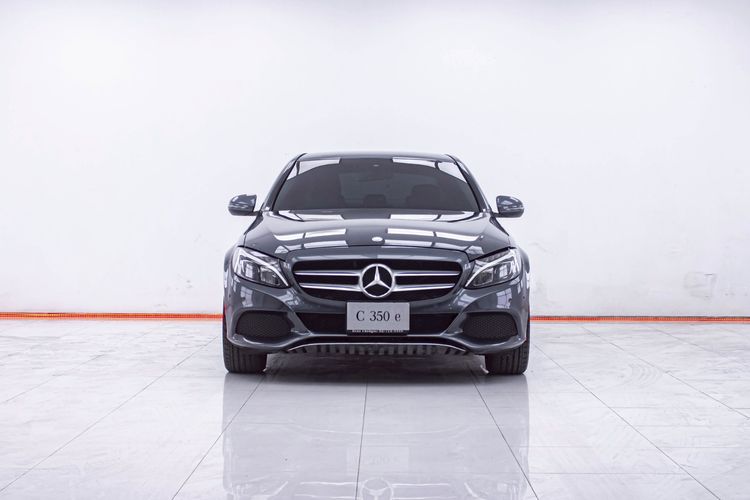 Mercedes-Benz C-Class 2017 C350e Sedan ปลั๊กอินไฮบริด (PHEV) ไม่ติดแก๊ส เกียร์อัตโนมัติ เทา รูปที่ 4
