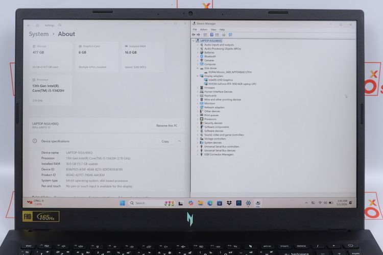 ACER NITRO V 15 Core i5-13420H.RTX3050 RAM16.512GB รูปที่ 4