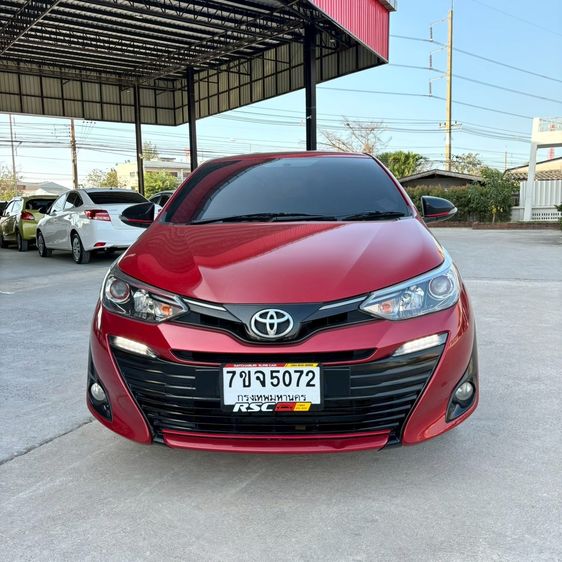 Toyota Yaris ATIV 2019 1.2 S Plus Sedan เบนซิน ไม่ติดแก๊ส เกียร์อัตโนมัติ แดง รูปที่ 4