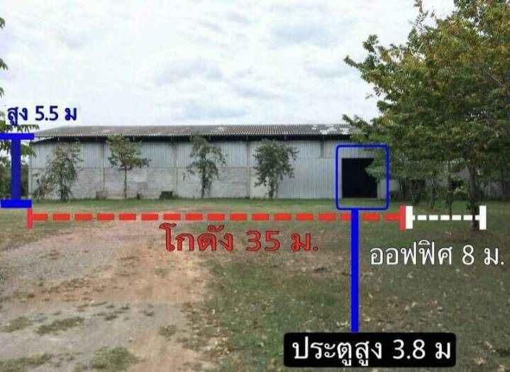 ให้เช่าโกดัง พร้อมหม้อแปลง 160 KVA มีบ้านพักคนงาน ห้วยไผ่ อำเภอเมืองราชบุรี