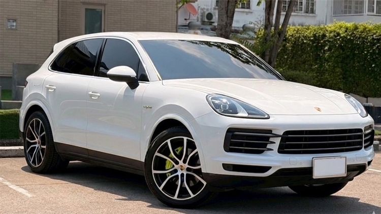 Porsche Cayenne 2020 3.0 E-Hybrid 4WD Utility-car ปลั๊กอินไฮบริด (PHEV) เกียร์อัตโนมัติ ขาว รูปที่ 3