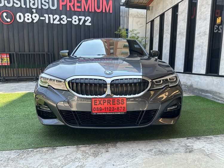 BMW Series 3 2020 320d Sedan ดีเซล ไม่ติดแก๊ส เกียร์อัตโนมัติ เทา รูปที่ 2