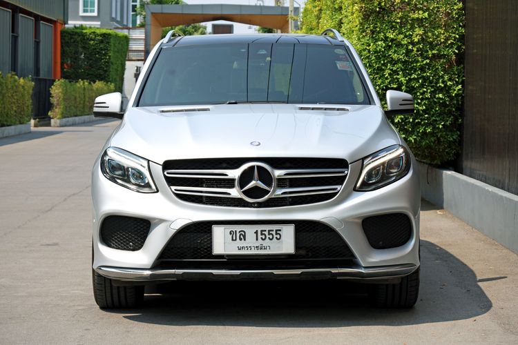 Mercedes-Benz GLE-Class 2016 GLE500 Utility-car ไฮบริด ไม่ติดแก๊ส เกียร์อัตโนมัติ เทา รูปที่ 2