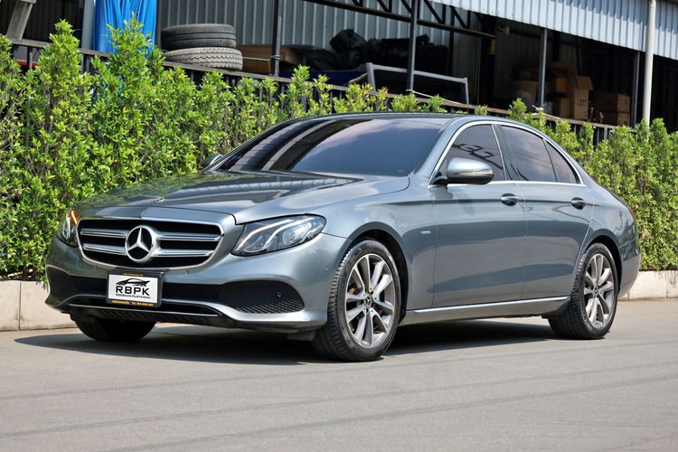 Mercedes-Benz E-Class 2017 E350 Sedan ปลั๊กอินไฮบริด (PHEV) ไม่ติดแก๊ส เกียร์อัตโนมัติ เทา รูปที่ 3