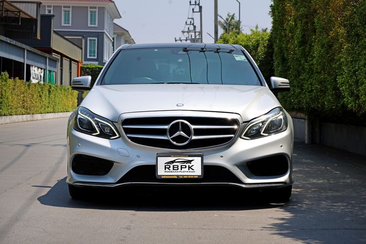 Mercedes-Benz E-Class 2014 E300 2.0 AMG Dynamic Sedan ไฮบริด ไม่ติดแก๊ส เกียร์อัตโนมัติ เทา รูปที่ 2