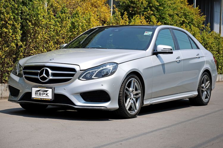 Mercedes-Benz E-Class 2014 E300 2.0 AMG Dynamic Sedan ไฮบริด ไม่ติดแก๊ส เกียร์อัตโนมัติ เทา รูปที่ 3