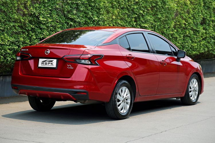 Nissan Almera 2020 1.0 VL Sedan เบนซิน ไม่ติดแก๊ส เกียร์อัตโนมัติ แดง รูปที่ 4