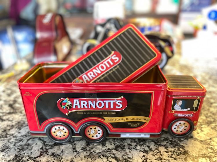 กล่องสังกะสีวินเทจArnott’s รูปที่ 3