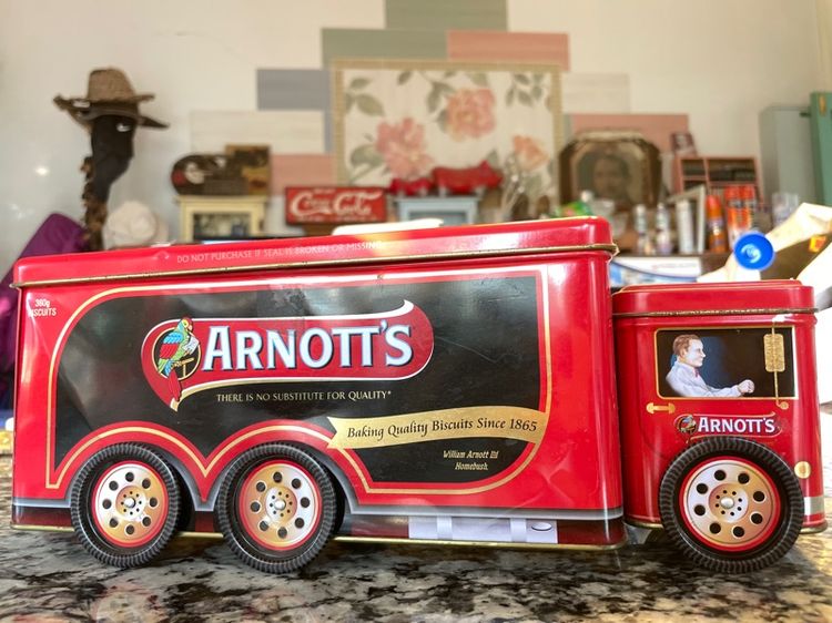 กล่องสังกะสีวินเทจArnott’s รูปที่ 2