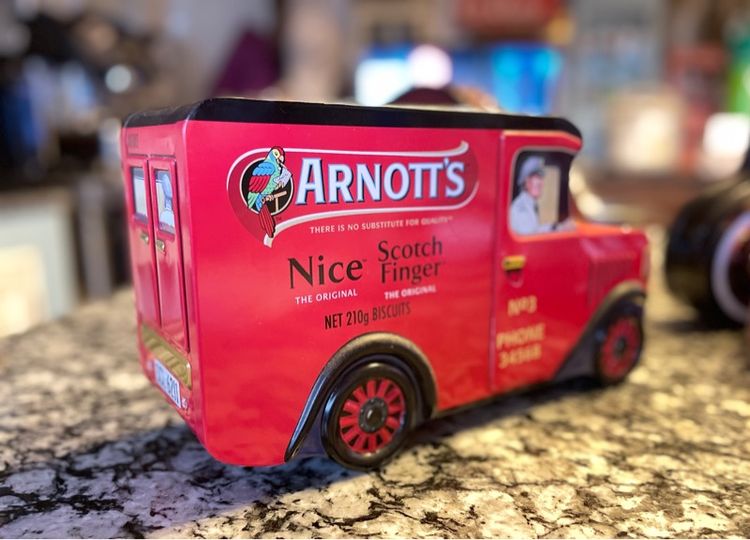 กล่องสังกะสีวินเทจArnott’s รูปที่ 2