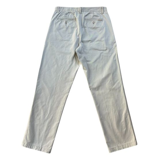 กางเกง CK Calvin Klein Mens Beige Flat Front Chino Pants 4Pockets 30x32 รูปที่ 2