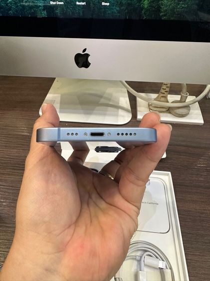 ไอโฟน14 สีฟ้า 128gb เครื่องศูนย์ไทย รูปที่ 7