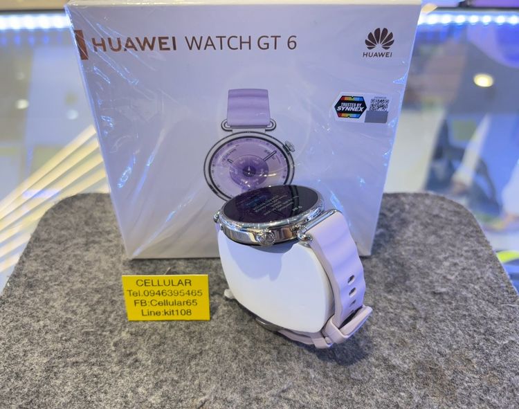 (ติดจอง)Huawei WATCH GT6 41mm ประกันศูนย์ไทย11เดือน ไร้รอย ครบกล่อง รูปที่ 9