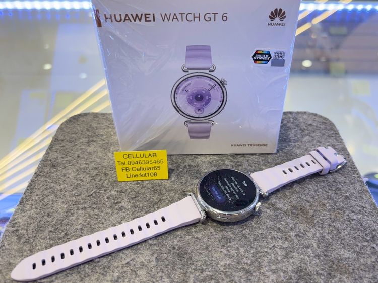 (ติดจอง)Huawei WATCH GT6 41mm ประกันศูนย์ไทย11เดือน ไร้รอย ครบกล่อง รูปที่ 3