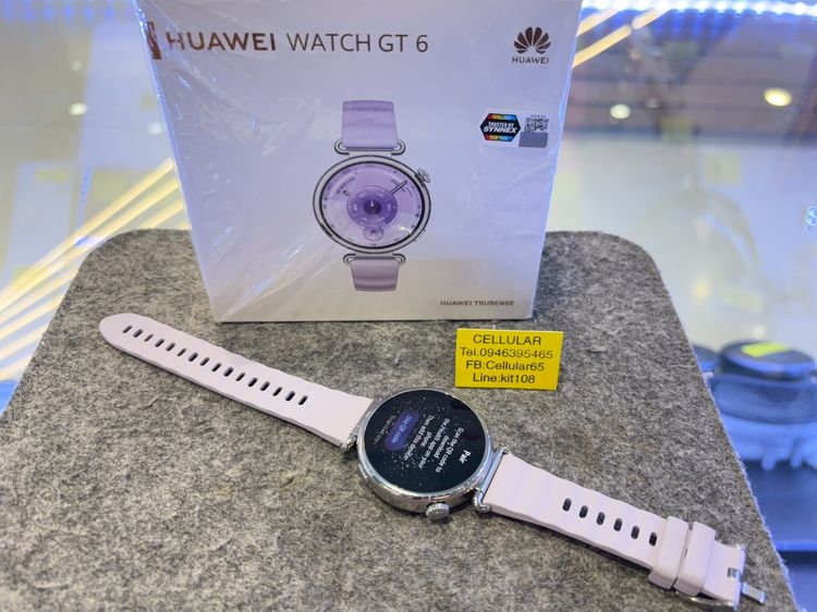 (ติดจอง)Huawei WATCH GT6 41mm ประกันศูนย์ไทย11เดือน ไร้รอย ครบกล่อง รูปที่ 6