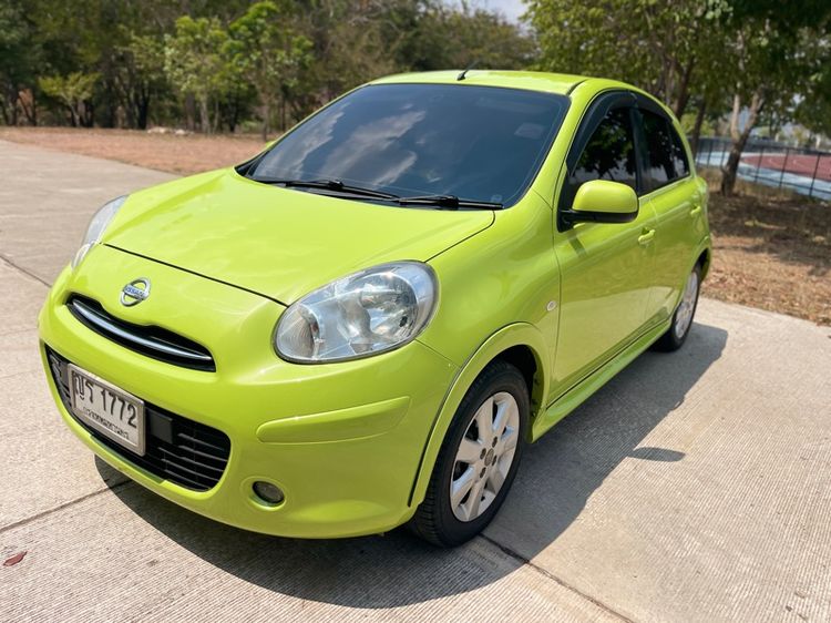 Nissan March 2011 1.2 V Sedan เบนซิน เกียร์อัตโนมัติ เขียว รูปที่ 2