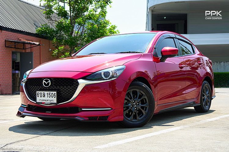 Mazda Mazda 2 2024 1.3 Skyactiv-G S Leather Sedan Sedan เบนซิน ไม่ติดแก๊ส เกียร์อัตโนมัติ แดง
