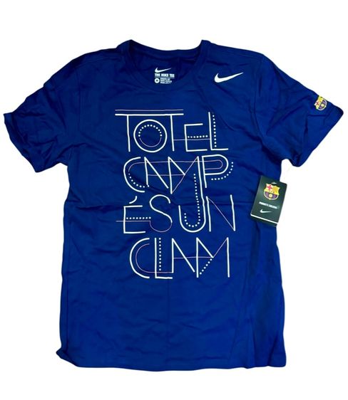 Nike เสื้อ Barcelona T-Shirt สินค้า Official Product ของใหม่และแท้ ป้ายราคาอยู่ครบ