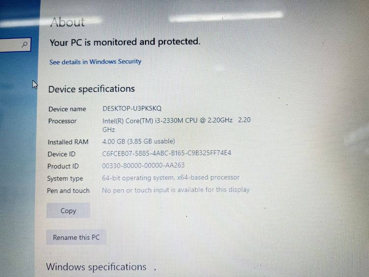 Notebook Hp340 I3 Gen 3 Ram 4 แบตนาน ราคาถูกใจ รูปที่ 3