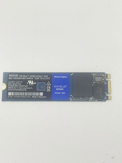 ที่เก็บข้อมูลและเมมโมรี่การ์ด SSD M.2 NVMe 500GB Western Digital Blue แกะจากเครื่อง ใช้งานดี ราคาถูกใจ