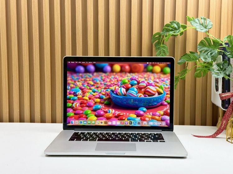 Apple อื่นๆ แมค โอเอส 16 กิกะไบต์ อื่นๆ ไม่ใช่ MacBook Pro (Retina, 15-inch Mid 2014) Intel Core i7 Ram16GB SSD512GB Silver 