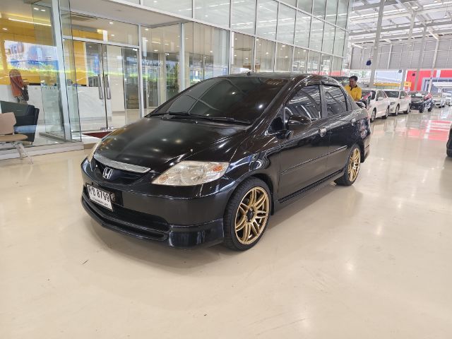 Honda City 2004 1.5 V Sedan เบนซิน ไม่ติดแก๊ส เกียร์อัตโนมัติ ดำ