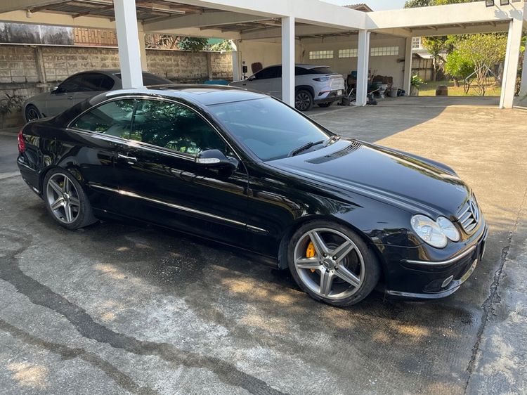 Mercedes-Benz CLK-Class 2005 CLK240 Sedan เบนซิน ไม่ติดแก๊ส เกียร์อัตโนมัติ ดำ