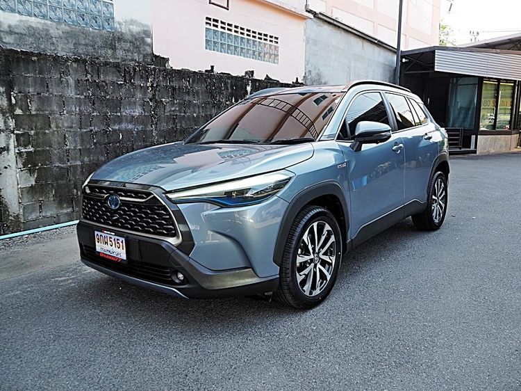 Toyota Corolla Cross 2022 1.8 Hybrid Premium Safety Utility-car ไฮบริด ไม่ติดแก๊ส เกียร์อัตโนมัติ เทา รูปที่ 2