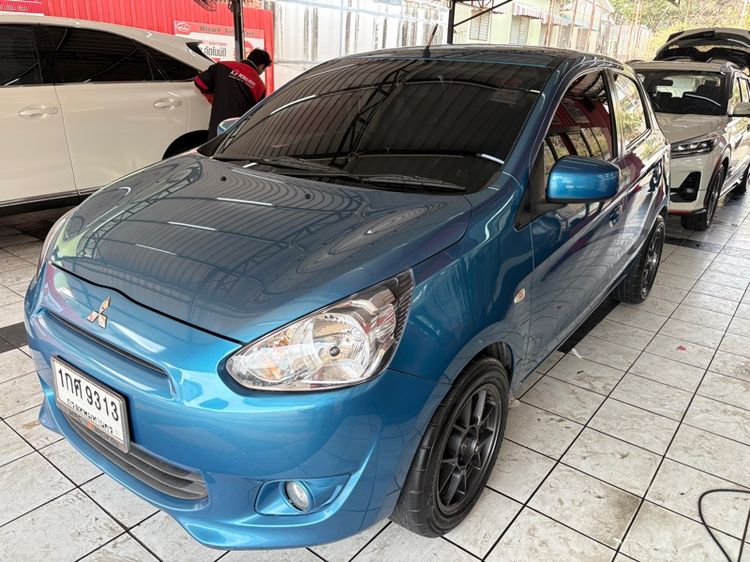 Mitsubishi Mirage 2012 1.2 GLS Sedan เบนซิน ไม่ติดแก๊ส เกียร์อัตโนมัติ น้ำเงิน รูปที่ 2