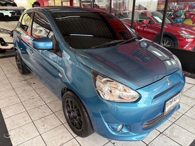 รถ Mitsubishi Mirage 1.2 GLS สี น้ำเงิน