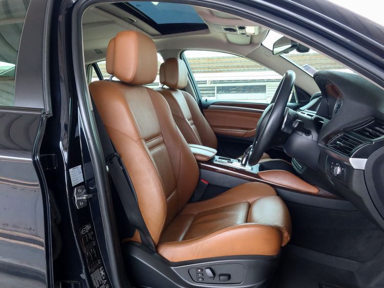 BMW X6 2013 3.0 xDrive30d 4WD Utility-car ดีเซล ไม่ติดแก๊ส เกียร์อัตโนมัติ ดำ รูปที่ 3