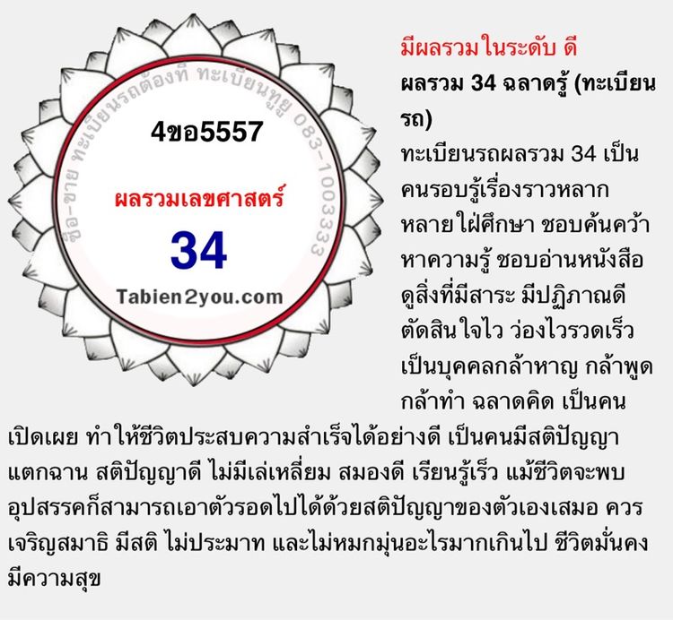 ขายป้าย 4ขอ5557กท ขาย6,900รวมค่าสลับให้ครับ รูปที่ 2