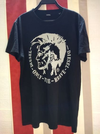 ดำ แขนสั้น เสื้อทีเชิ้ต อื่นๆ diesel size m อก21นิ้วยาว27นิ้ว