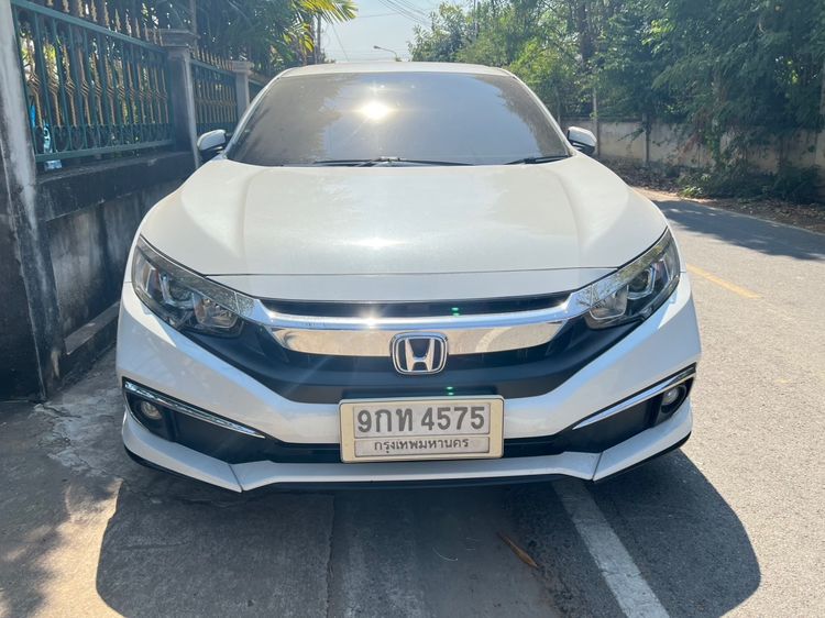 Honda Civic 2019 1.8 E i-VTEC Sedan เบนซิน เกียร์อัตโนมัติ ขาว