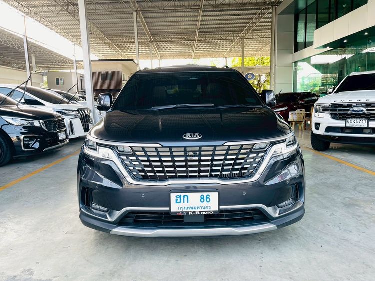 Kia Carnival 2021 2.2 SXL Van ดีเซล ไม่ติดแก๊ส เกียร์อัตโนมัติ เทา รูปที่ 3