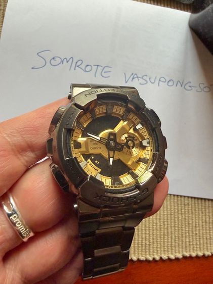 ขออนุญาตปล่อย G-Shock GM110BD หน้าปัดทองสวย รูปที่ 2